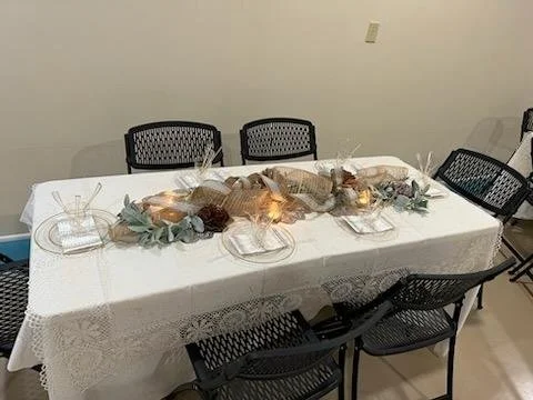 Decorated event table